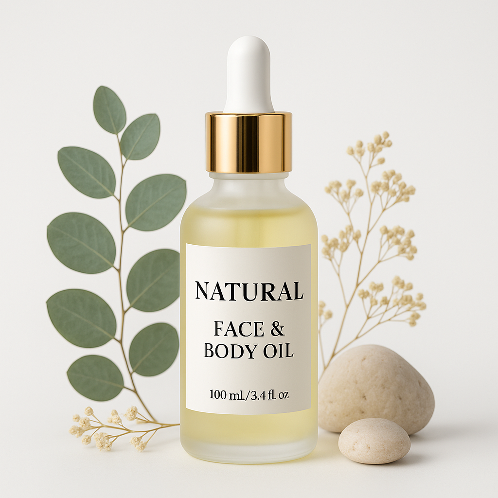 Premium Natural Face & Body Oil Hero Shot